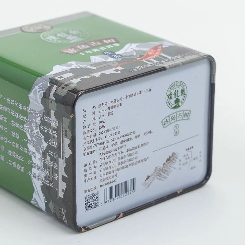 10 Years Aged Iceland Raw Pu'er Tea十年冰岛生茶 40g Box[PT01]