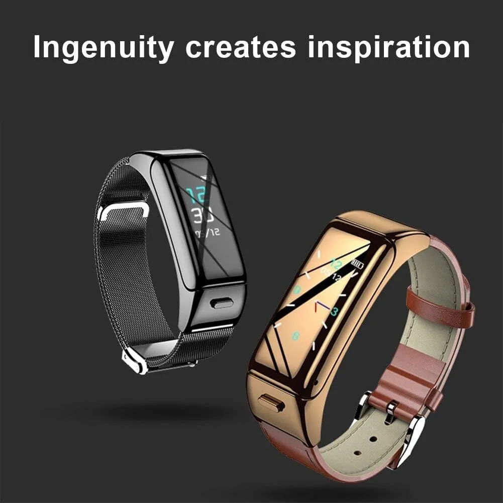 2-in-1 Smart Watch-Bluetooth Earphone with Heart Rate Monitor