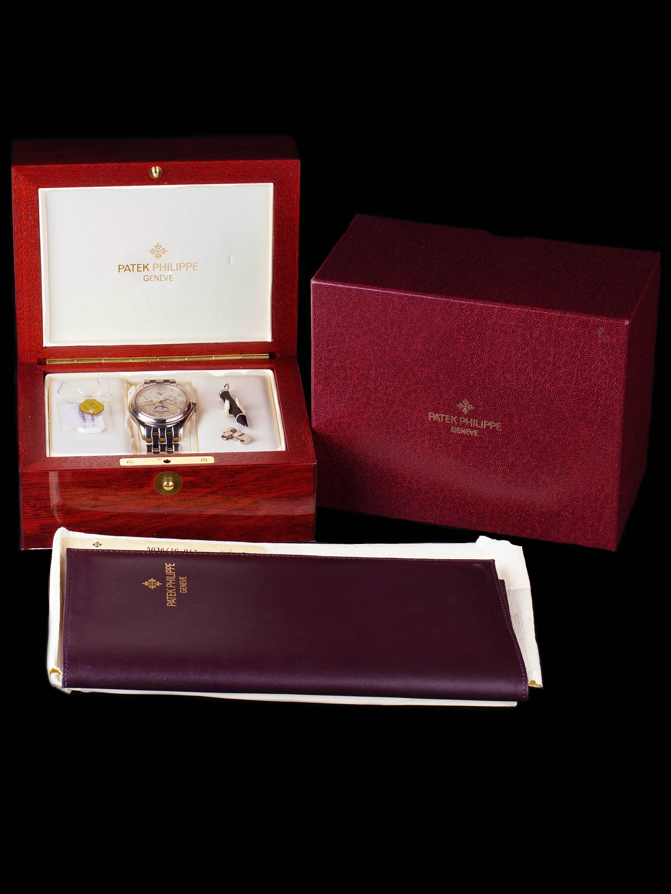 2002 Patek Philippe (Ref. 5036/1G) 18K WG W/ Box and Papers