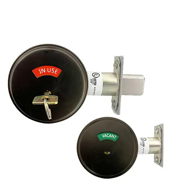 5 x Premium Commercial Privacy Indicator Deadbolt – 10B – Oil Rubbed Bronze – Grade 2 (Pack of 5)