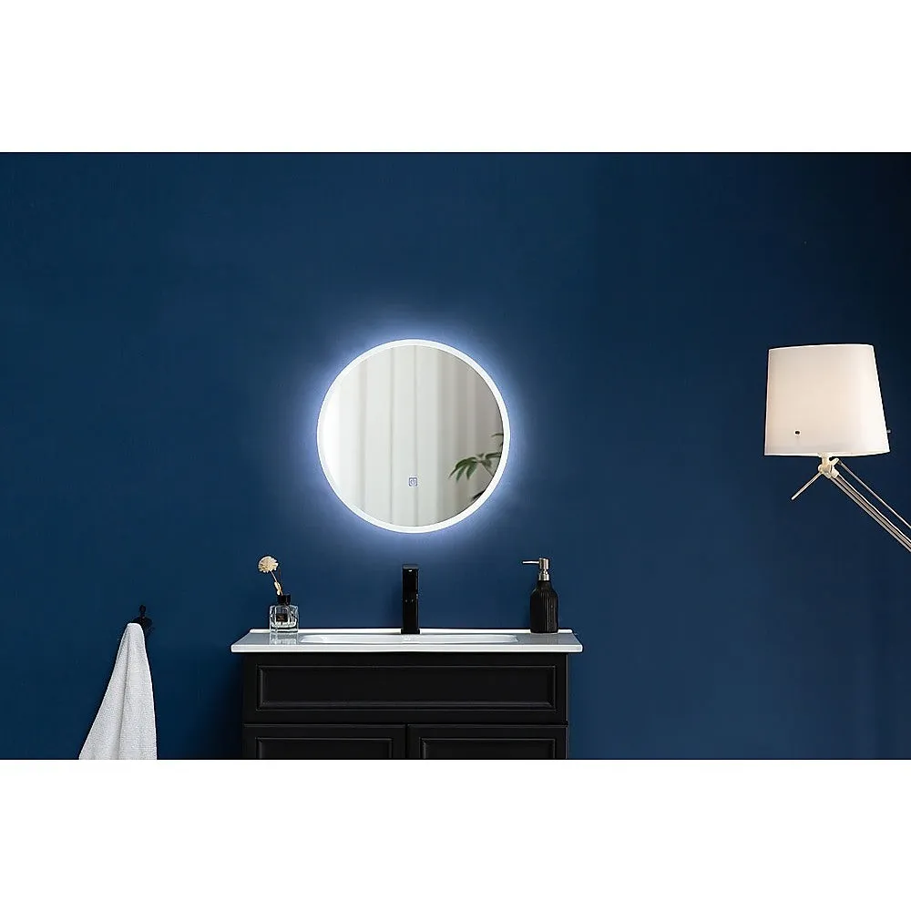 70cm LED Touch Control Waterproof Round Bathroom Mirror