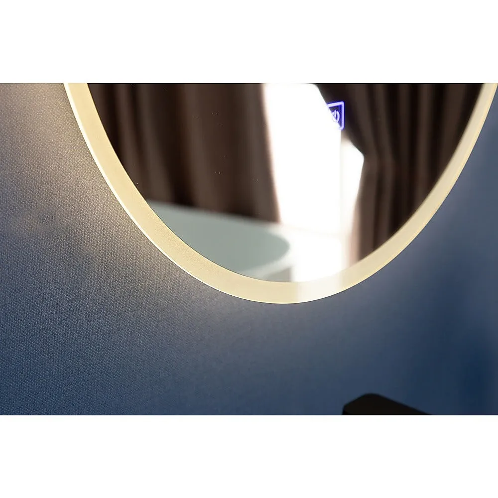 70cm LED Touch Control Waterproof Round Bathroom Mirror