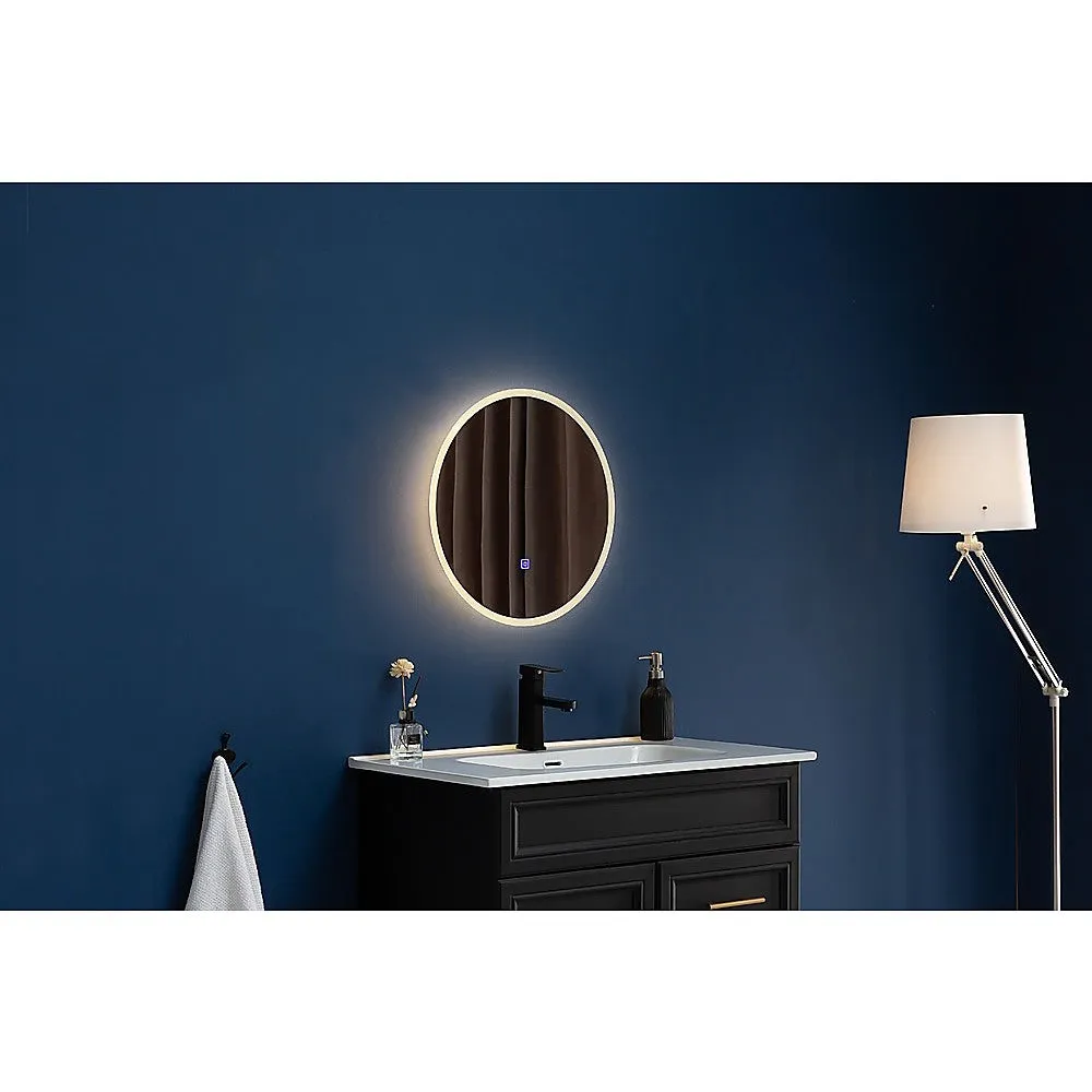 70cm LED Touch Control Waterproof Round Bathroom Mirror