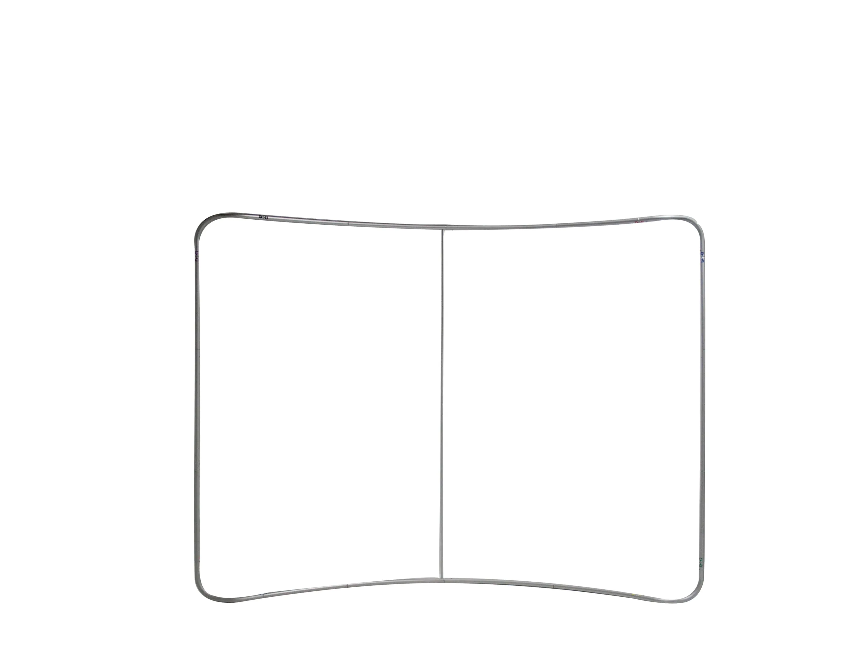 8 Ft. EZ Tube Display - Tabletop Curve Single-Sided Graphic Package