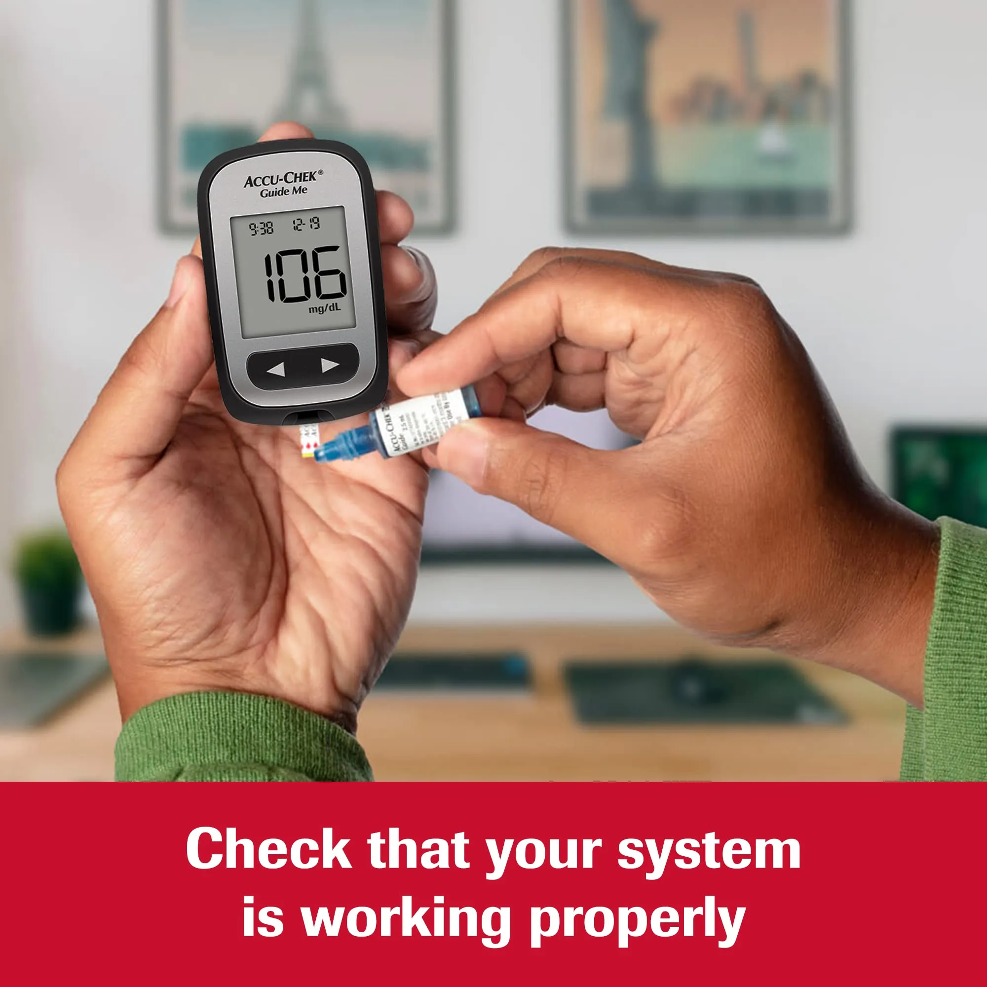 Accu-Chek Guide Diabetes Meter for Diabetic Blood Glucose Monitoring (Meter Only)