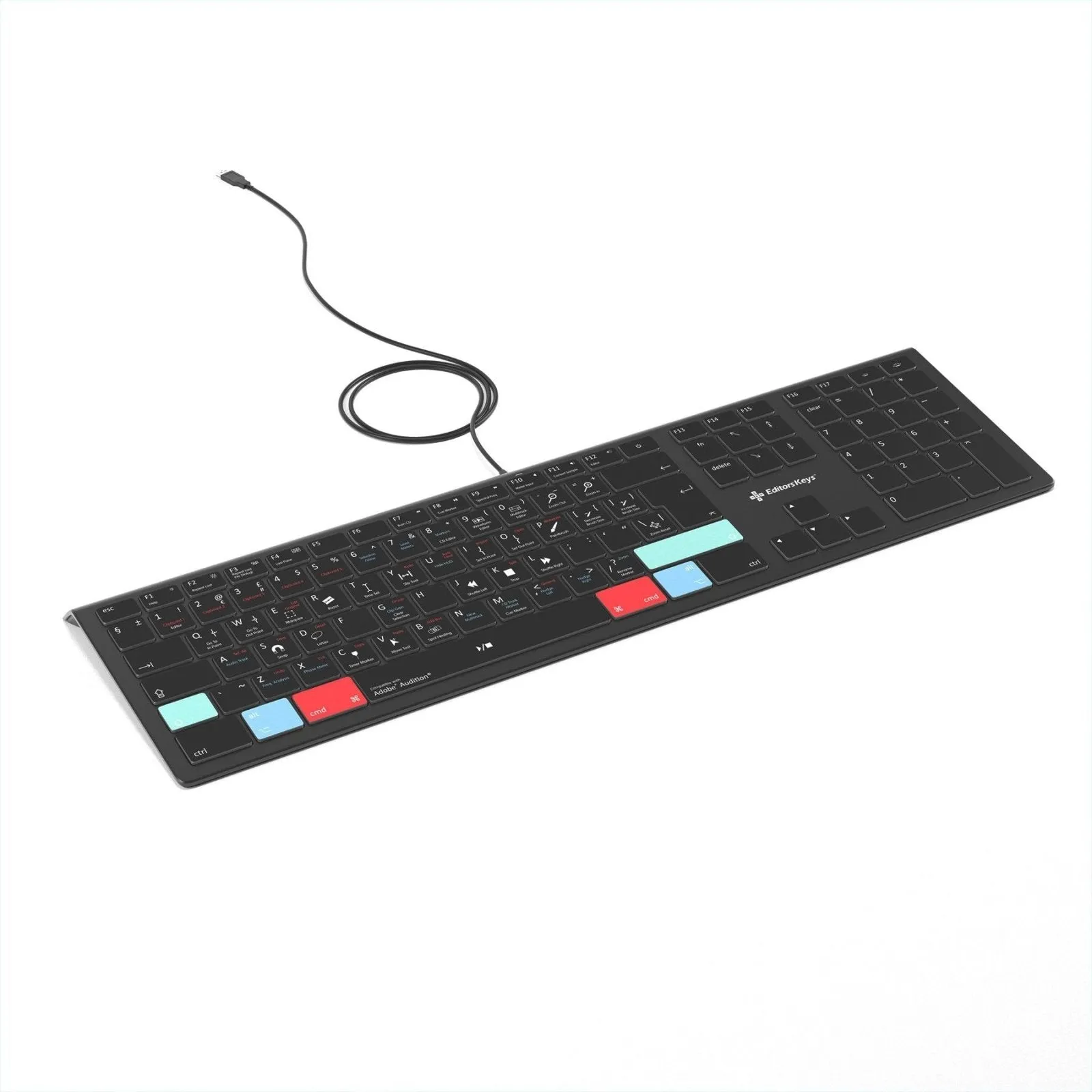 Adobe Audition Keyboard - Backlit Mac & PC