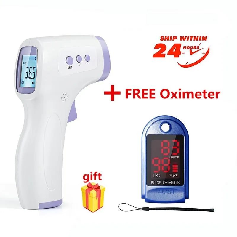 Adults/Children Digital Non-Contact Infrared LCD Display Laser Temperature Thermometer