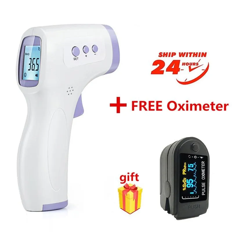 Adults/Children Digital Non-Contact Infrared LCD Display Laser Temperature Thermometer