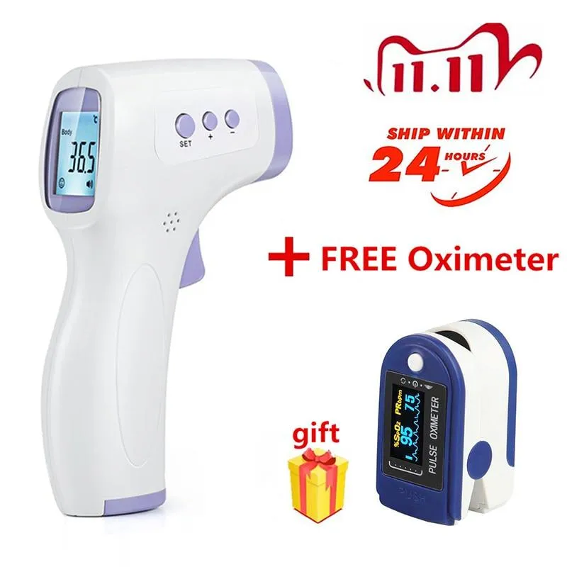 Adults/Children Digital Non-Contact Infrared LCD Display Laser Temperature Thermometer