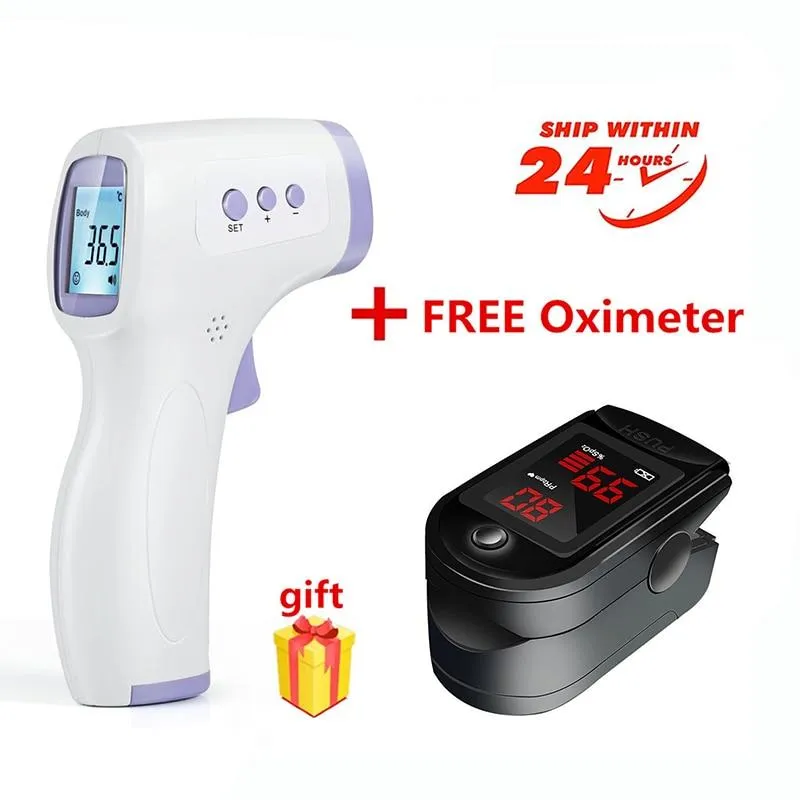 Adults/Children Digital Non-Contact Infrared LCD Display Laser Temperature Thermometer