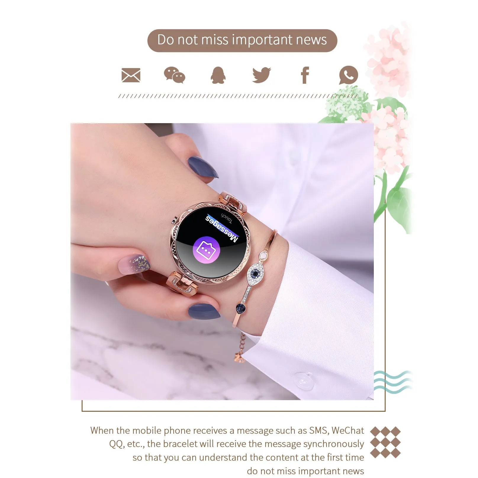 AK15 Women's Smart Watch