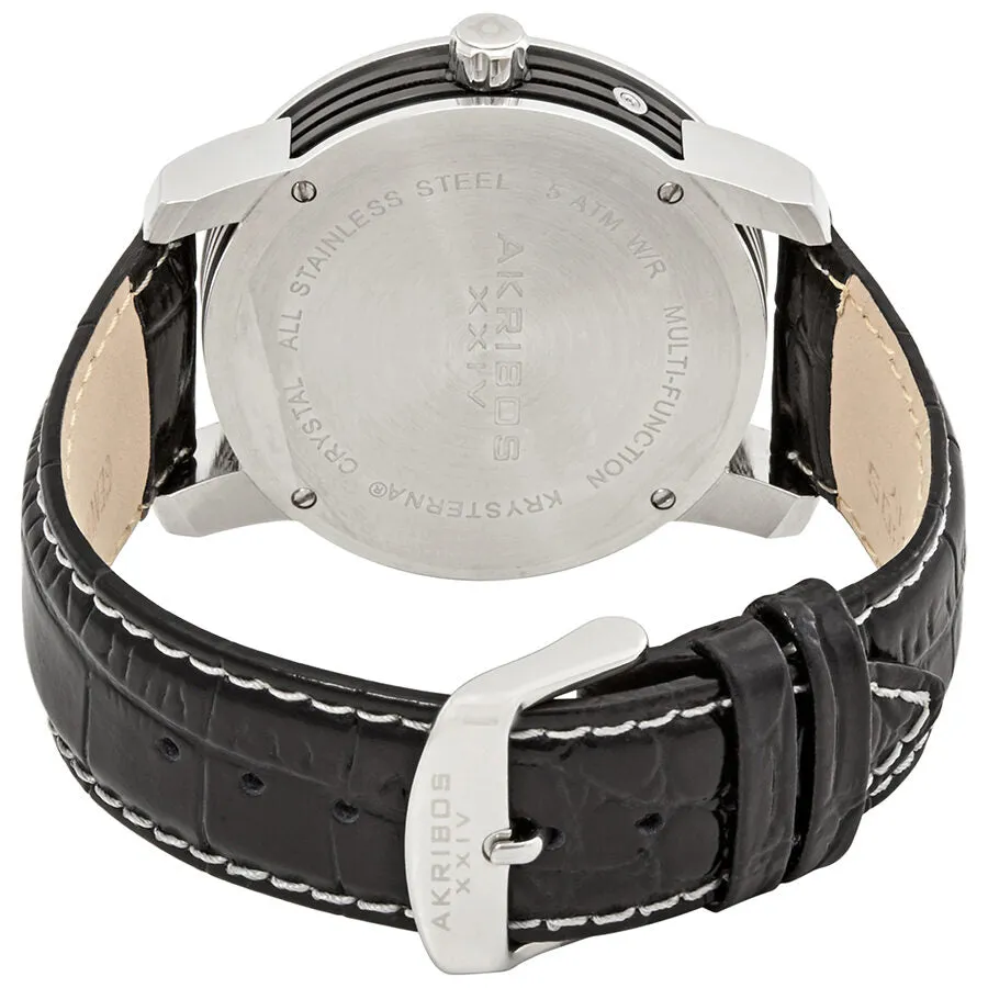 Akribos XxivUltimate Multi-Function Stainless Steel Men's Watch AK573SS