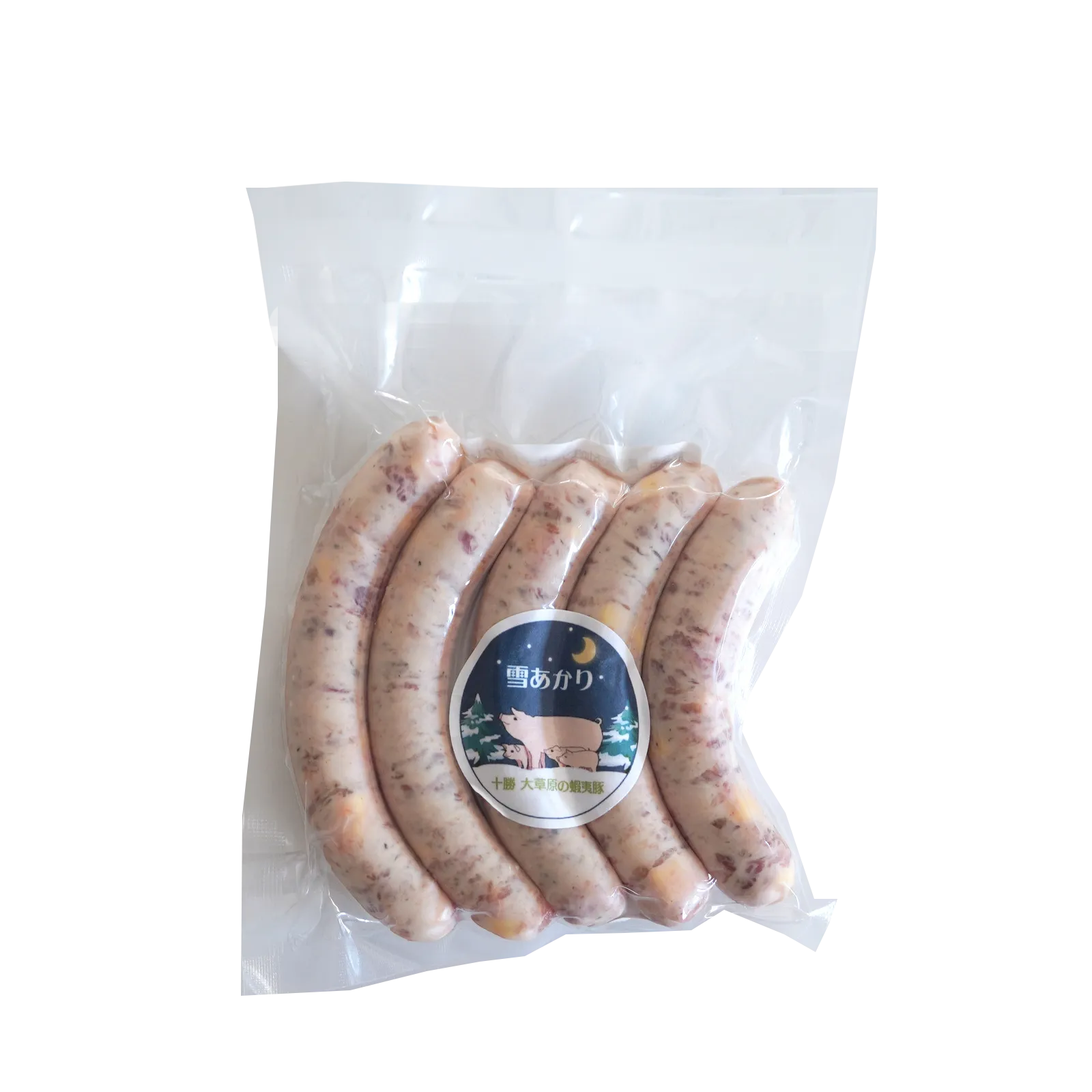 All-Natural Free-Range Sugar-Free Pork Sausage with Cheese From Hokkaido (5pc)