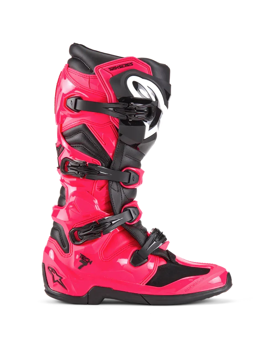Alpinestars Tech 7 Motocross Boots Diva Pink Black