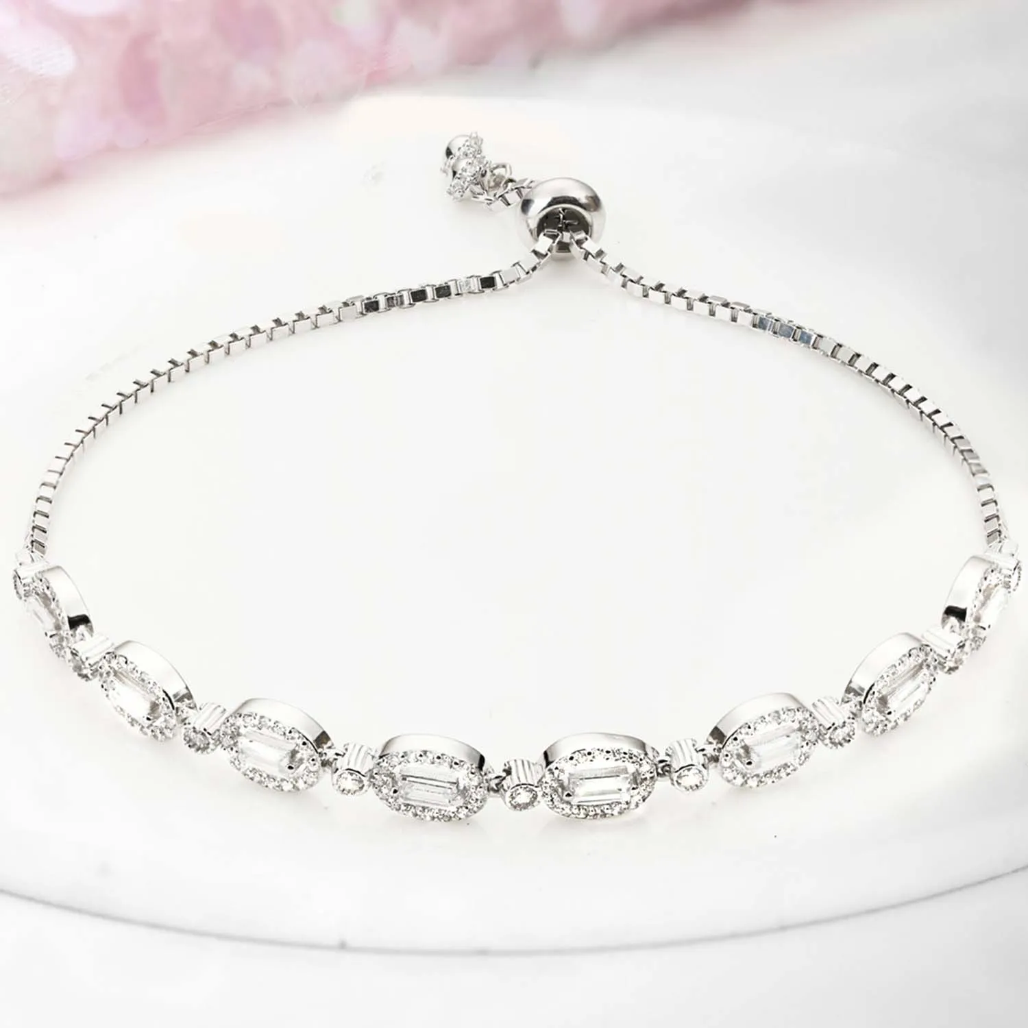 Angels Wear Halos 925 Silver Bracelet