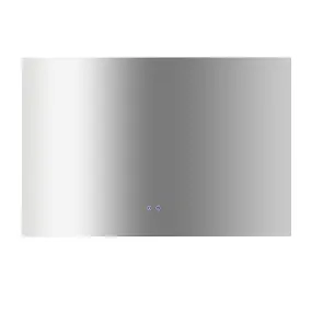 Anti-Fog LED Rectangular Bathroom Mirror with Touch Switch