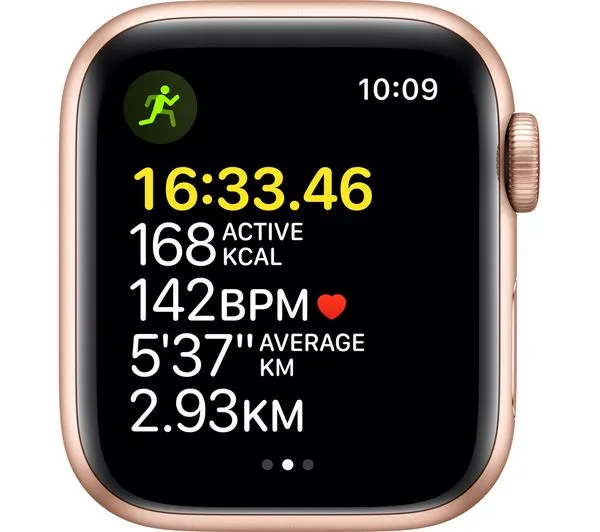 Apple Watch SE 1 GPS   Cellular - Gold Aluminium with Maize & White Sport Loop, 40mm - Acceptable