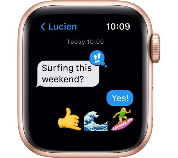 Apple Watch SE 1 GPS   Cellular - Gold Aluminium with Maize & White Sport Loop, 40mm - Acceptable