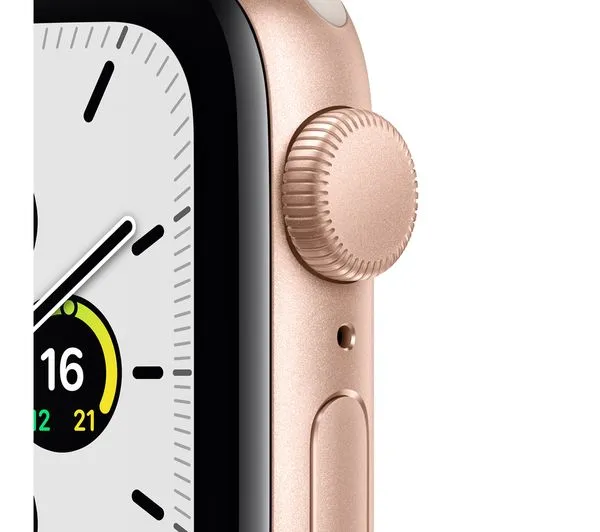 APPLE Watch SE 1 GPS - Gold with Starlight Sports Band, 40mm - Good