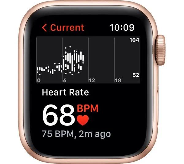 APPLE Watch SE 1 GPS - Gold with Starlight Sports Band, 40mm - Good