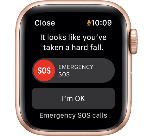 APPLE Watch SE 1 GPS - Gold with Starlight Sports Band, 40mm - Good