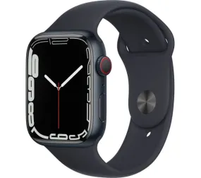 Apple Watch Series 7 GPS   Cellular - Midnight Aluminium with Midnight Sport Band - 45mm - Good