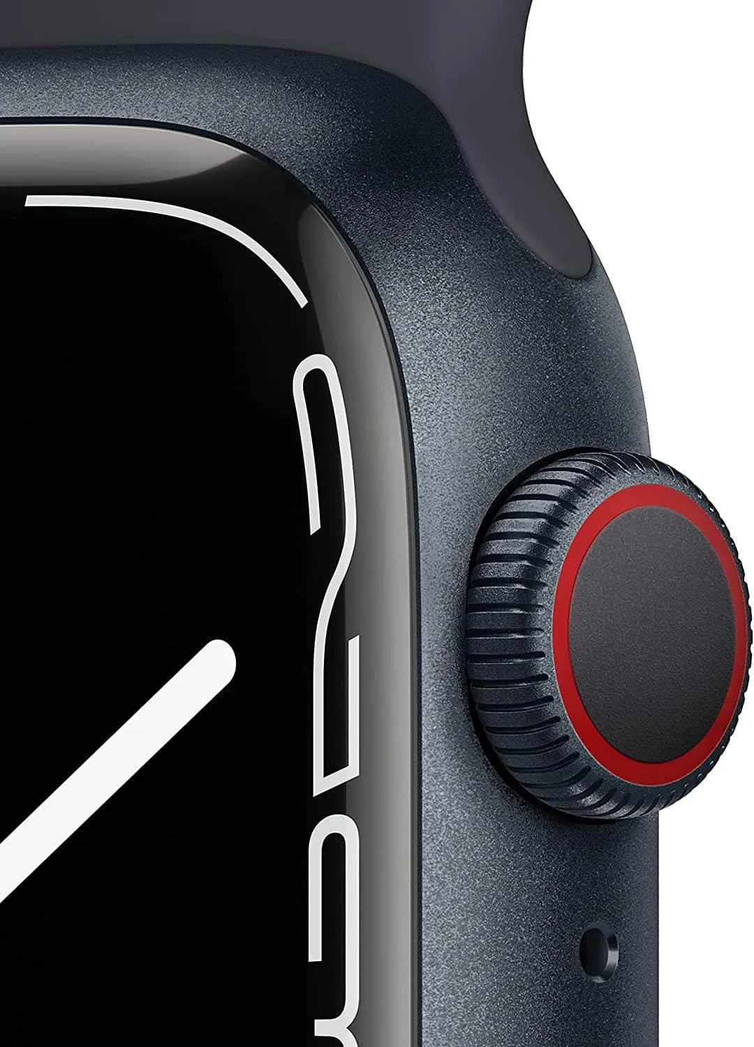 Apple Watch Series 7 GPS   Cellular - Midnight Aluminium with Midnight Sport Band - 45mm - Good