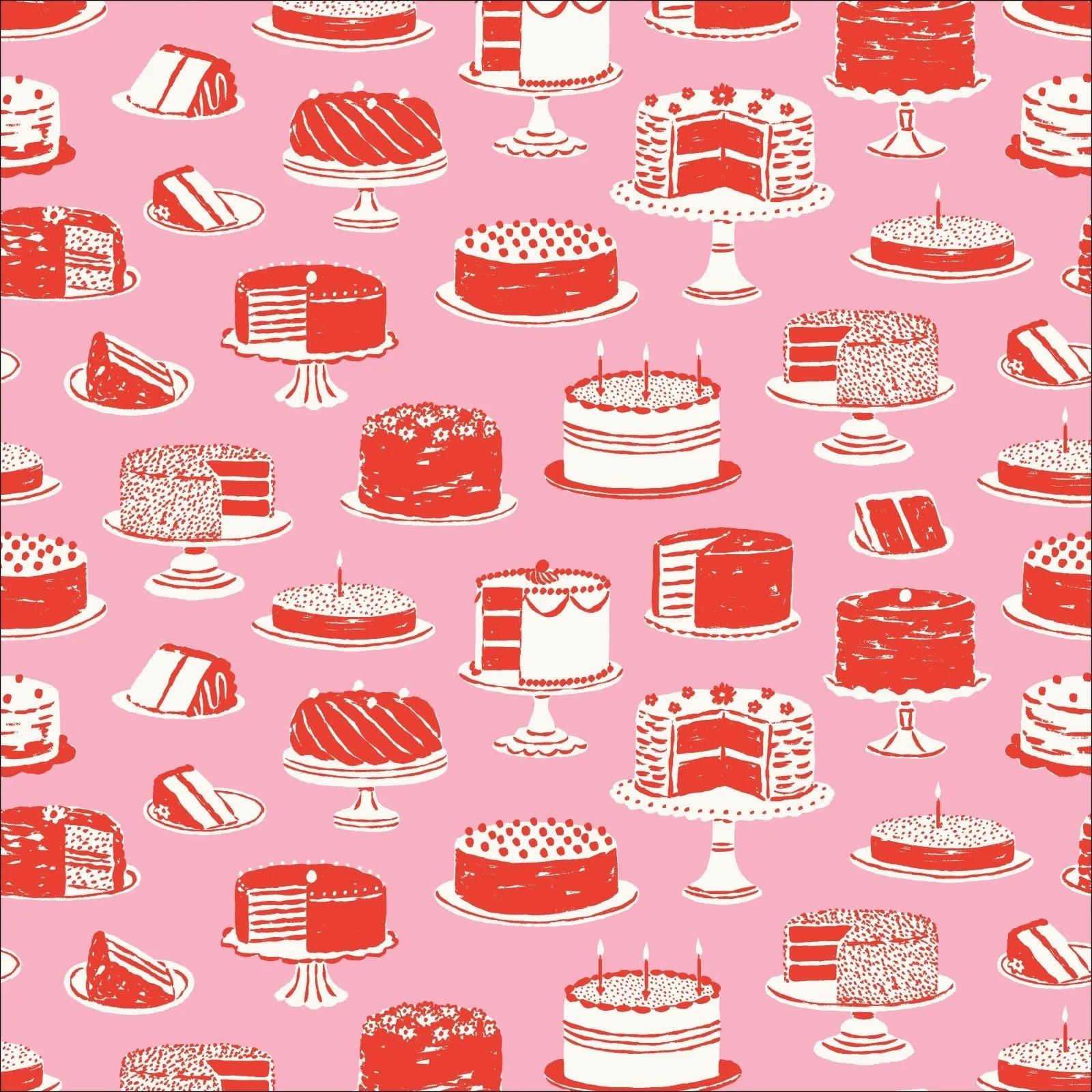 Bakery Cakes - Buttercream - Emily Taylor - Cloud 9 Fabrics - Poplin