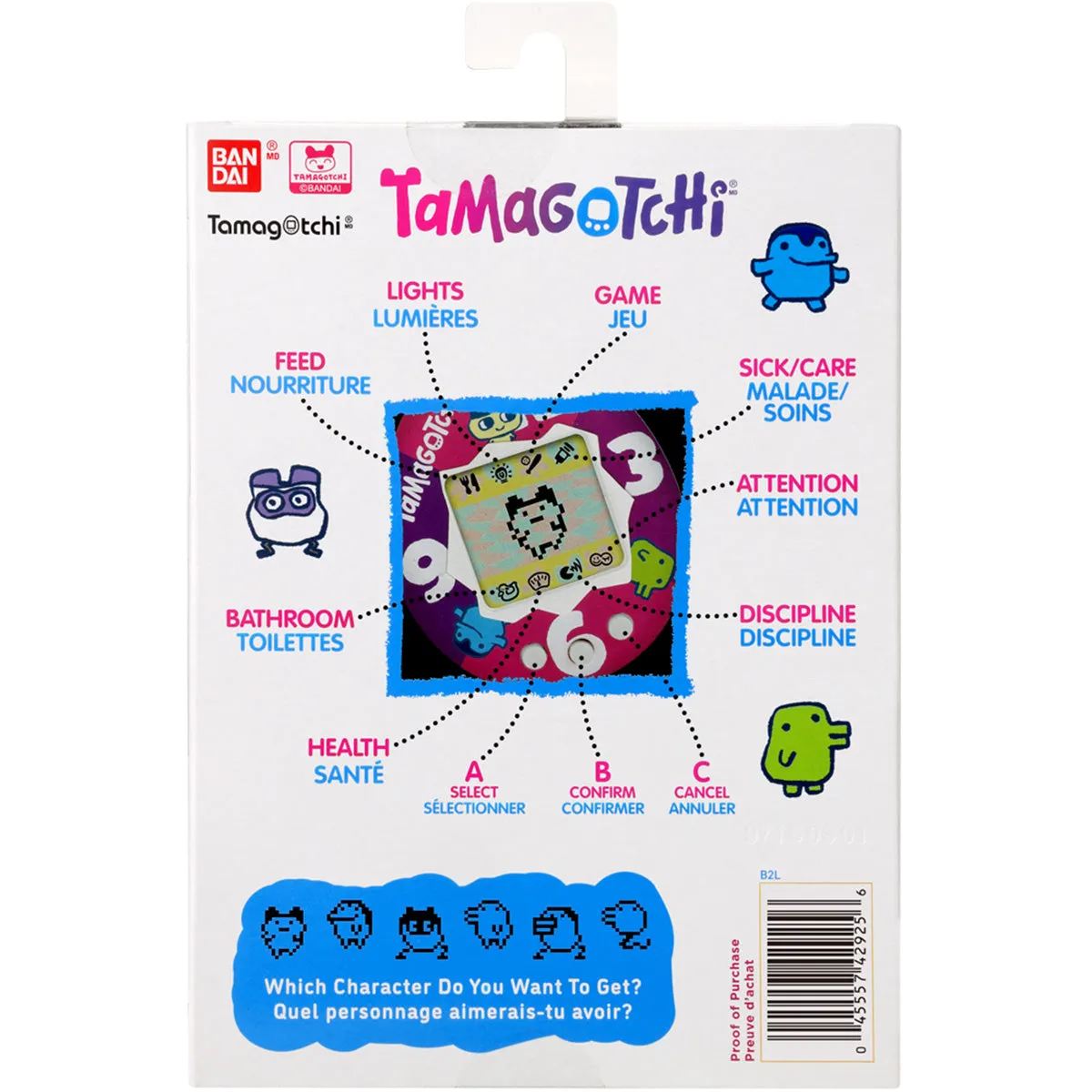 Bandai - The Original Tamagotchi (Gen 1) Mametchi Comic Book Portable Electronic Game (42925) LOW STOCK