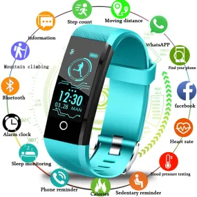 BANGWEI 2018 New Smart Wristband Heart Rate Tracker Blood Pressure Oxygen Fitness wrisband IP68 Waterproof Smart watch Men women