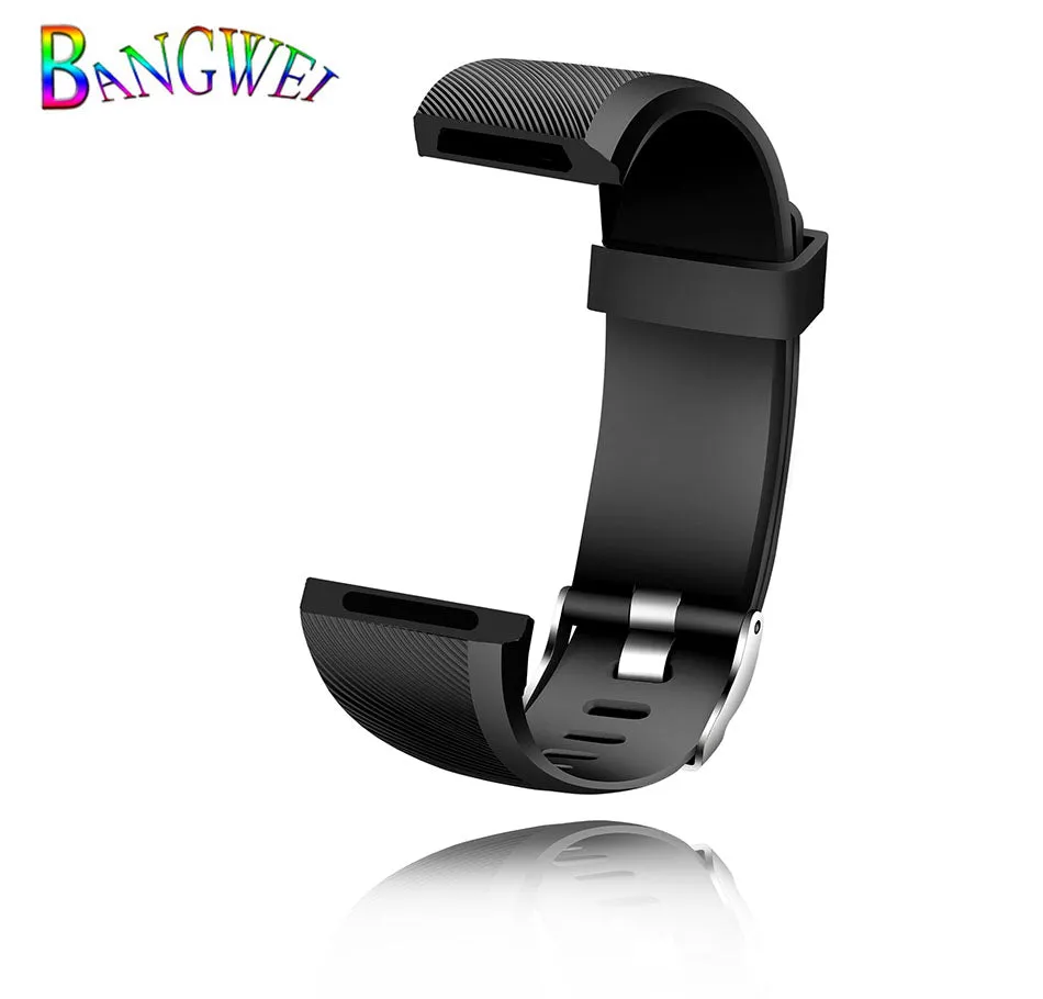 BANGWEI 2018 New Smart Wristband Heart Rate Tracker Blood Pressure Oxygen Fitness wrisband IP68 Waterproof Smart watch Men women