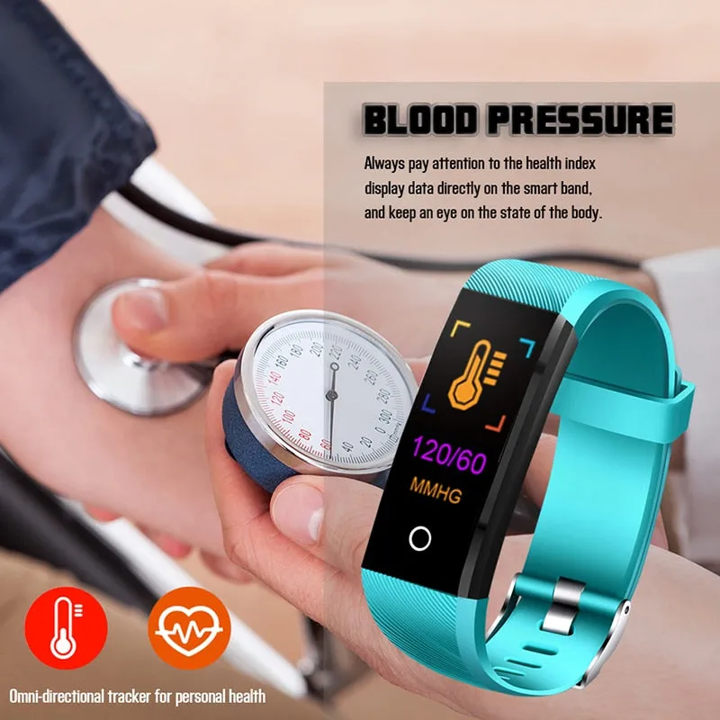 BANGWEI 2018 New Smart Wristband Heart Rate Tracker Blood Pressure Oxygen Fitness wrisband IP68 Waterproof Smart watch Men women