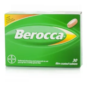 Berocca Film Coated Tablets (30 Tablets)
