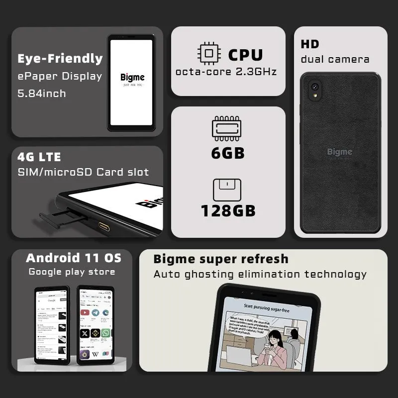 Bigme E ink Smartphone Hibreak