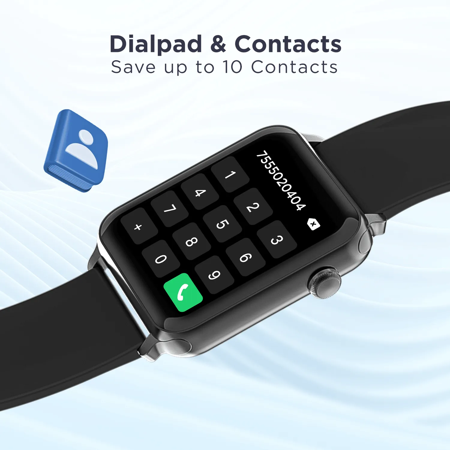 boAt Storm Call | Bluetooth Calling Smart Watch with 1.69" (4.29 cm) HD display, Super-Responsive Dialpad, 150  Cloud Faces