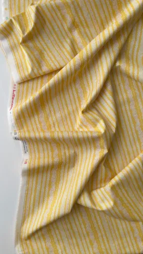 Buttercream Stripe - Buttercream - Emily Taylor - Cloud 9 Fabrics - Poplin