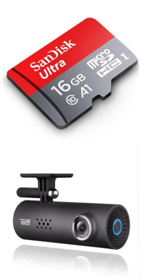 Color: 16gSDcard, style: Standard - Car Dash Smart WiFi DVR 130