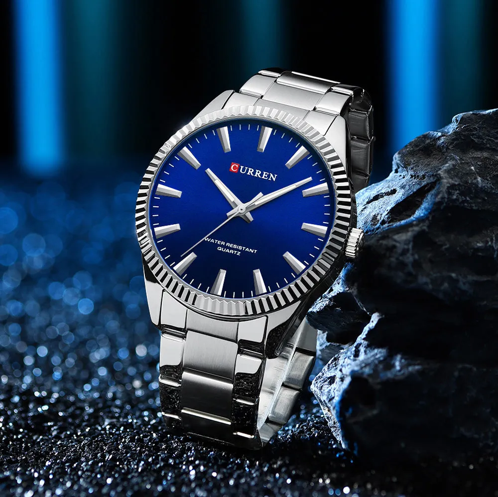 CURREN Original Brand Stainless Steel Band Wrist Watch For Men With Brand (Box & Bag)-8425