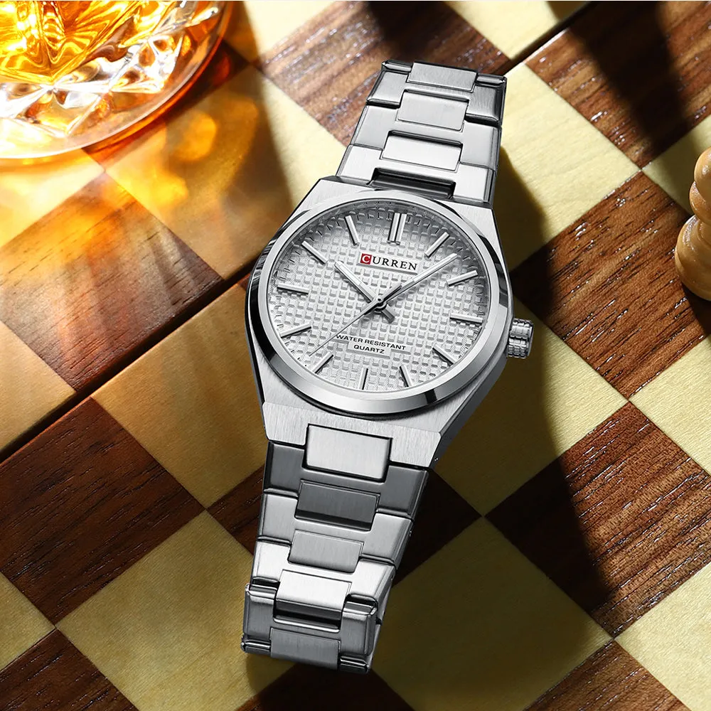 CURREN Original Brand Stainless Steel Band Wrist Watch For Men With Brand (Box & Bag)-8439