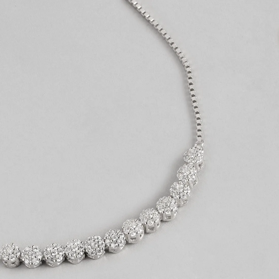 Diva Floral 925 Silver Bracelet