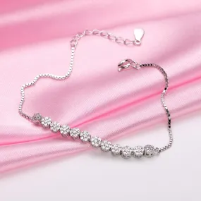 Diva Floral 925 Silver Bracelet