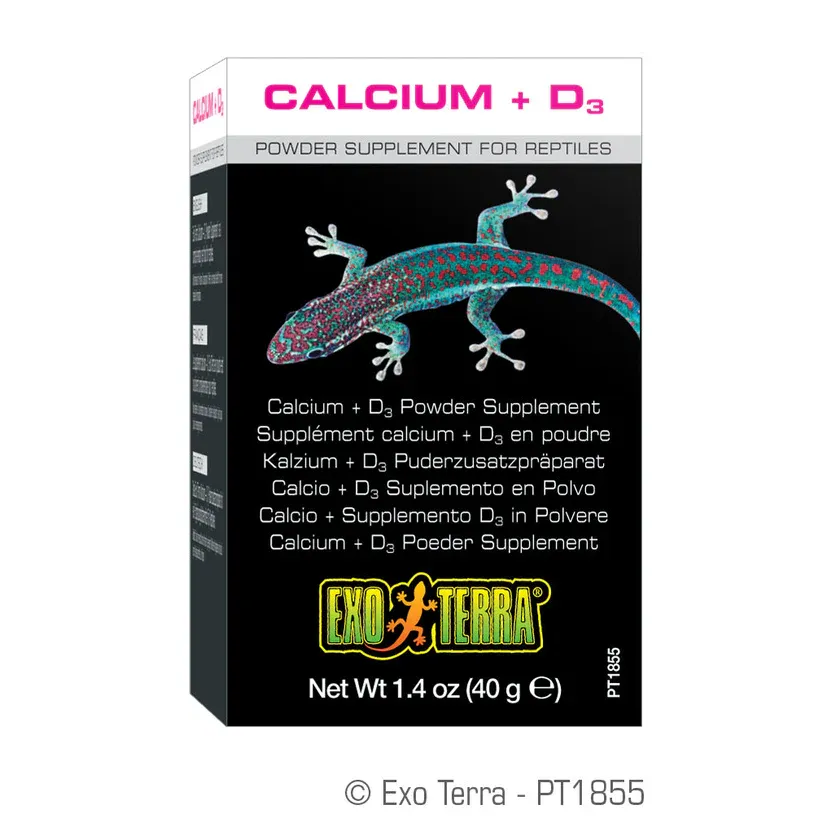 Exo Terra Calcium   D3 Powder Supplement