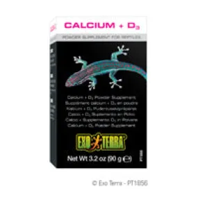 Exo Terra Calcium   D3 Powder Supplement