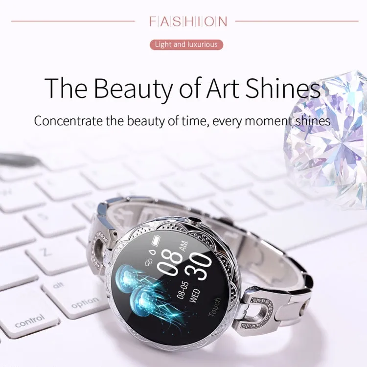 Fashionable Smart Women's Bracelet with Color LCD Display, IP67 Waterproof, Heart Rate & Sleep Monitoring, Remote Camera Control