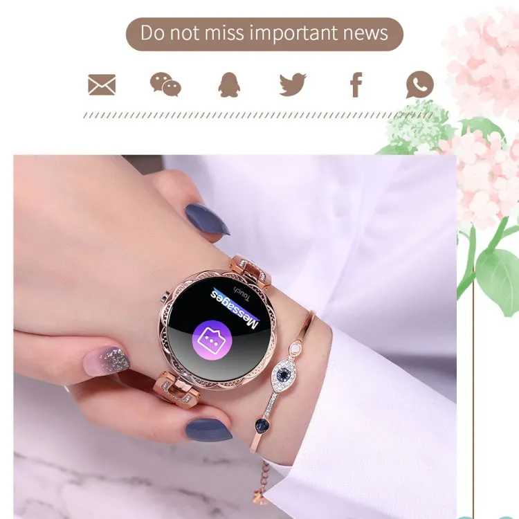 Fashionable Smart Women's Bracelet with Color LCD Display, IP67 Waterproof, Heart Rate & Sleep Monitoring, Remote Camera Control