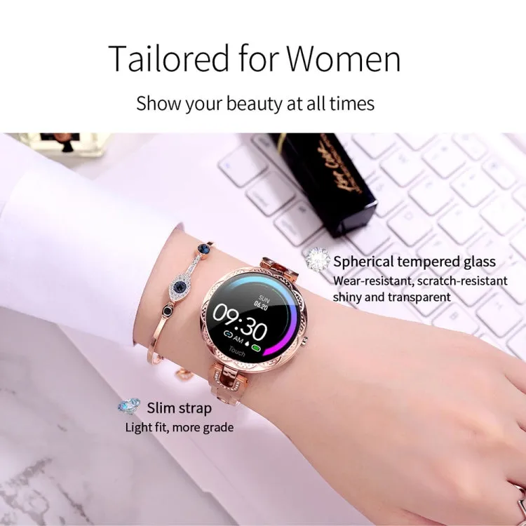 Fashionable Smart Women's Bracelet with Color LCD Display, IP67 Waterproof, Heart Rate & Sleep Monitoring, Remote Camera Control