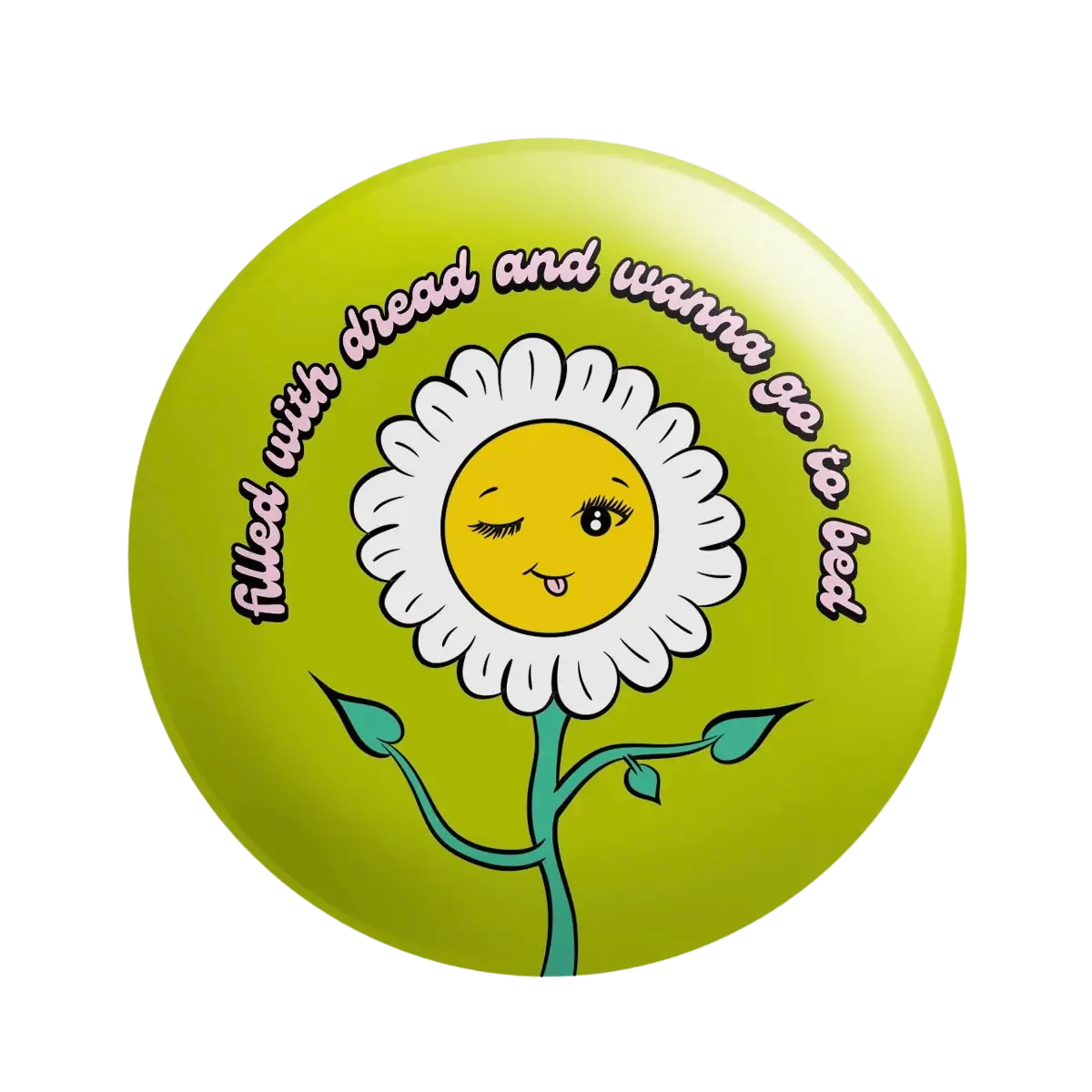 Filled with Dread Flower Magnet