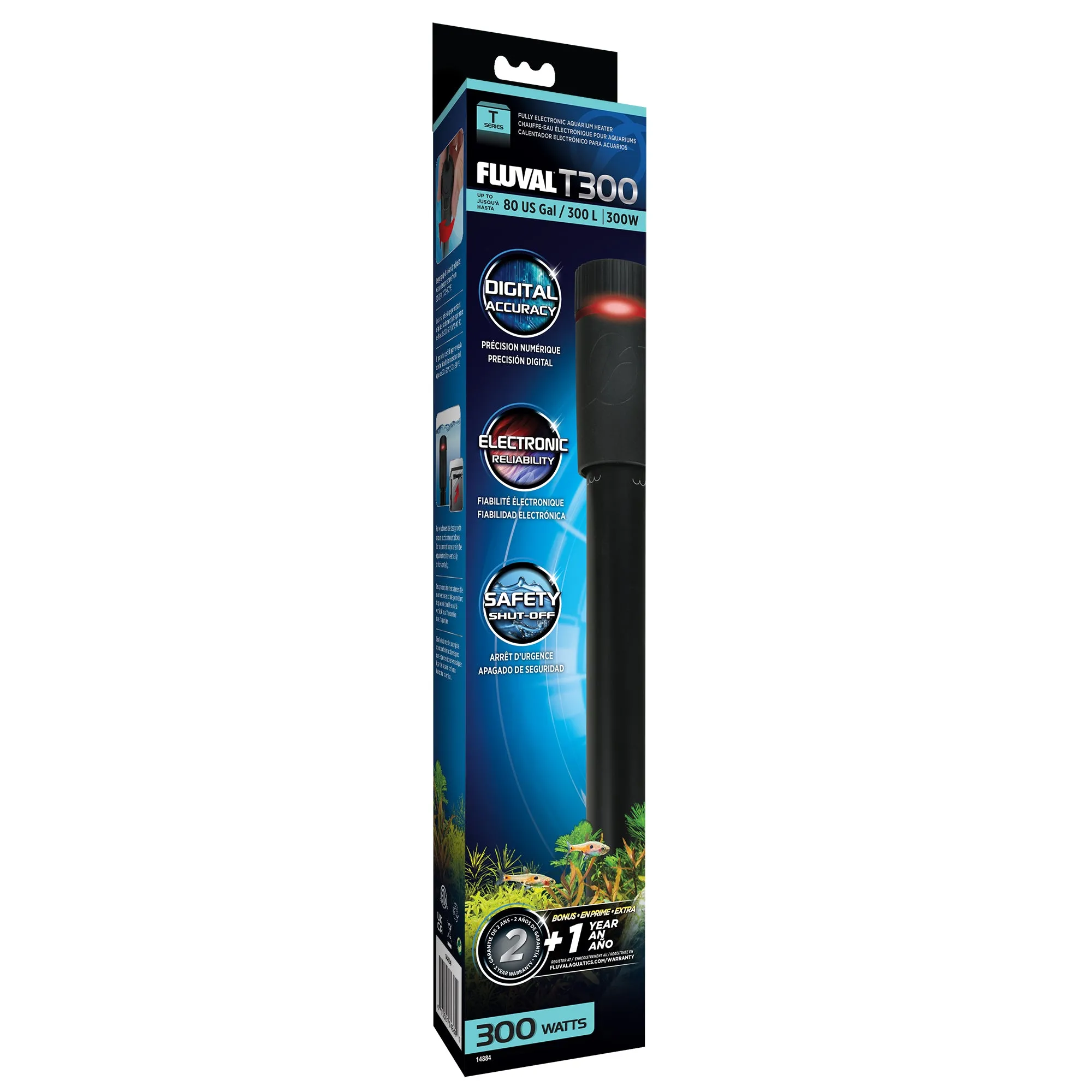 Fluval T-Series Heater (100W, 200W, 300W)