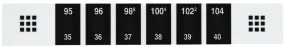 FOREHEAD THERMOMETER w/WALLET - DUAL-SCALE 12/PACK