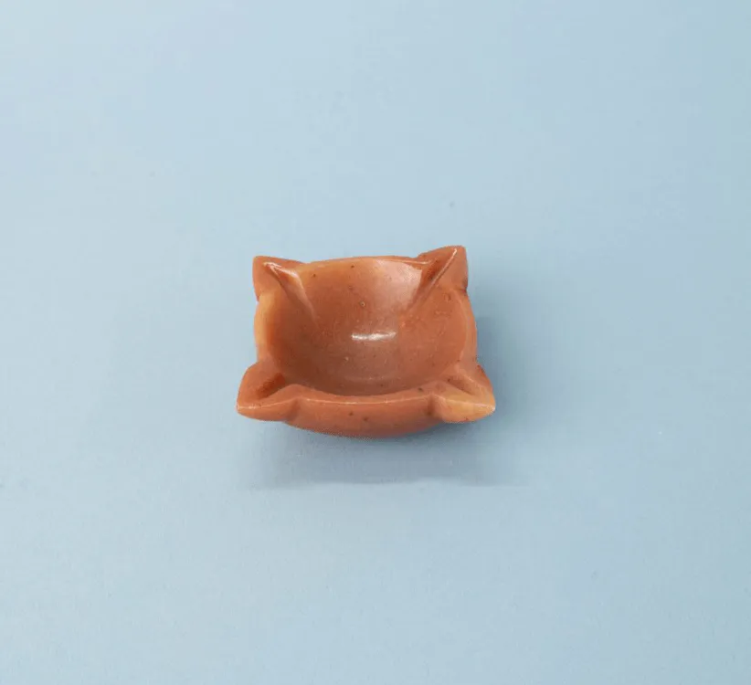 Four Flame Carnelian Diya